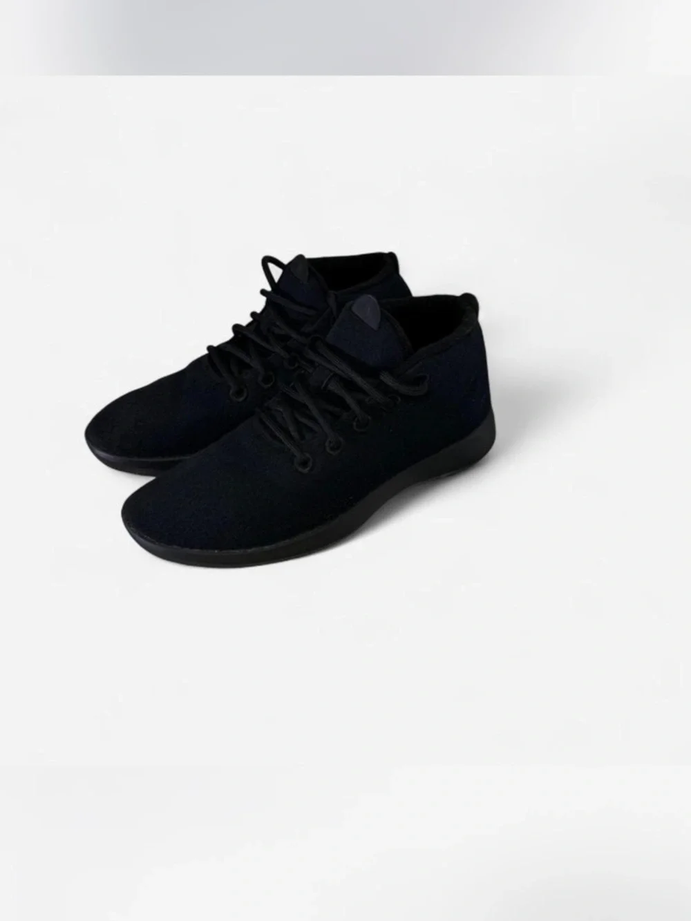 allbirds Men's Black High-Top Wool Sneakers
